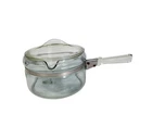 Vintage Pyrex Flameware Clear Glass Saucepan Kitchen Pot Lid 6325 B Usa Used. Price: $62.99.