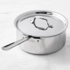 All Clad D3 Tri Ply Stainless Steel Saucepan Qt Induction Pot With Lid New. Price: $90.58.