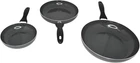 Imusa Ceramic Nonstick Frying Pan Set, 3-PIECE 7 9 & 11 Gray Aluminum New. Price: $51.99.