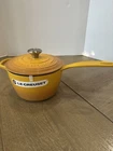 Le Creuset Signature Cast Iron Saucepan Nectar 18CM 2.25 Qt New. Price: $229.00.
