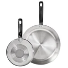 T-fal Simply Cook 2PC (8.5" And 11") Stainless Steel Fry Pan Set New. Price: $22.99.