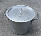 Vintage Usa Made Mirro Aluminum Qt Stock Pot With Lid #4012 Manitowoc Used. Price: $19.00.