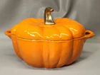 *nwt/read* Staub La Cocotte Cast Iron/enamel Pumpkin, 24 CM/3.5 Qt, Free Ship!! New. Price: $235.82.