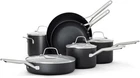 Calphalon Hard-anodized Nonstick 10-PIECE Cookware Set, New. Price: $279.00.