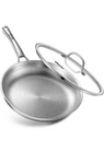 Pan 12 Inch With Lid Non Toxic Induction Compatible Cookware Titanium Vednhol New. Price: $129.98.