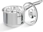 Sunhouse 1.5 Qt Stainless Steel Sauce Pan With Lid Induction Compatible Small Po New. Price: $36.99.