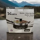 Narita Electric 2 Way Hot Pot 5.0QT (shabu Shabu) Black NEC-3050 Used. Price: $70.00.