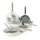 Kitchen Essentials 10 Piece Pfa Free Nontoxic Titanium Ceramic Nonstick Interior New. Price: $113.31.