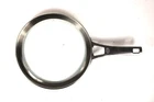 Calphalon Premier Space Saving Flat Glass Lid For 8" Pan Pot Long Handle Used. Price: $21.99.