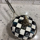 Mackenzie Childs Courtly Check Saucepan 2.5 Quart New. Price: $185.00.