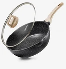 Carote 12" Nonstick Frying Pan Skillet Classic Granite With Glass Lid Cookware New. Price: $27.89.
