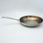 Creuset Frying Pan Skillet Stainless Steel 10 26CM Tri Ply Used. Price: $109.95.