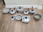 Vintage Kitchen Craft Aluminum Pots Lot Of 8 With Lid . Used. Price: $81.95.