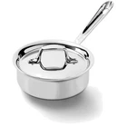 1 Quart Stainless Steel Sauce Pan - Even Heat Distribution New. Price: $270.59.