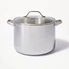 12QT Stainless Steel Stock Pot Silver - Figmint New. Price: $27.99.