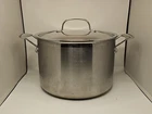 Cuisinart 8 Qt Stockpot MCP66-24N Stainless Steel Multiclad Pro Induction Ready Used. Price: $42.00.