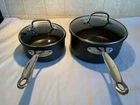 Lot Of Cuisinart Saucepans (6193-20) 3-QT & (619- 15) W/lids Used. Price: $19.99.
