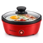 Electric Skillet 650W Non Stick Stir Fry Griddle Pan Red EGL-6101 Elite Gourmet New. Price: $35.99.