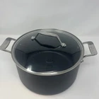 All-clad Essentials Nonstick 7 Qt Stockpot With Lid New But Damaged. Price: $39.99.