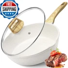 Gipp Nonstick Deep Frying Pan Skillet 9.5 Saute Lid Granite Induction New. Price: $44.21.
