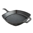 Lodge L8SGP3 10.5" Cast Iron Square Grill Pan New. Price: $28.99.