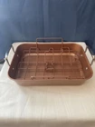 Ayesha Curry Non-stick Roaster/bakeware W/rack. Excellent Condition/unused New. Price: $19.50.