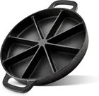 Modern Innovations Classic Cast Iron Wedge Pan, Non-stick Cornbread Black New. Price: $37.35.