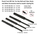 Steel 4 Pc Hollow End Roll Pin Tool Starter Punch Set For Spring Install New. Price: $10.99.