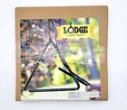 Lodge Cast Iron Triangle Chuckwagon Dinner Bell Strike Leather Hang Strap Nib New. Price: $10.00.