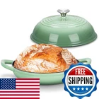 Bread Dutch Oven For Sourdough Baking (5.5 Qt), Joyfair Enameled Cast Iron New. Price: $78.66.