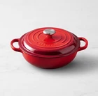 New Creuset Enameled Cast Iron Signature French Oven, 1/2 Qt. Cerise Red. Price: $180.00.