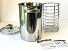 Progressive Stainless Steel Asparagus Steamer Pasta Pot Mesh Basket 3PC Nwob Set New. Price: $22.99.