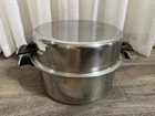 Vollrath Vacumatic Stock Pot With Dome Lid Tri Ply 304 Stainless Steel Vintage Used. Price: $39.97.