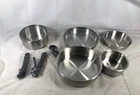 Carote Detachable Stainless Steel 9 Pieces Set With Removable Handle Silver New. Price: $76.99.