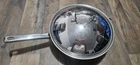 Belgique Tools Of The Trade Saute Pan With Lid Stainless Steel 11" Double Handle Used. Price: $41.24.