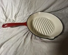 Cooks Cast-iron Grill Pan Frying 11" Griddle Used. Price: $27.29.
