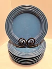 Of 7 Le Creuset Salad Plate 8.5 In 22CM Lapis Blue Read Desc See Pics Used. Price: $40.00.