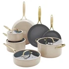 Greenpan Jewel Pro 11-PIECE Ceramic Non-stick Cookware Set Taupe *damaged Box* New. Price: $184.99.
