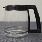 Cuisinart Glass Coffee Carafe Replacement Pot W/ Black Lid & Handle 1 Pack Used. Price: $13.08.