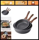 Sensarte Nonstick Frying Set, Swiss Granite Omelette Pans, 3 Sizes New. Price: $147.99.