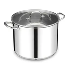 Stainless Steel Large Lianyu 16 Qt Heavy Duty Glass Lid Deep New. Price: $111.37.