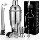 Cocktail Shaker Set, 6-PIECE 18/8 Food-grade Stainless Steel Mixology Bartender New. Price: $28.07.