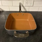 New Gotham Steel Deep Square Pan, Non-stick Ceramic, 9.5-IN, 6105 Used. Price: $14.29.
