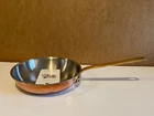 New W/box Mauviel 1830 M'triply Copper Frying Pan 8" W/bronze Handle Made France. Price: $249.49.