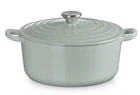 Le Creuset Cocotte Ronde 24CM Pistache Silver Knob Cast Iron Enamel Dutch Oven New. Price: $467.21.