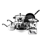 Farberware Classic Stainless Steel Cookware 15-PIECE Set New. Price: $196.98.