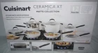 New Cuisinart Ceramica Xt Matte Collection Nonstick 12-PC. Cookware Set. Price: $169.99.