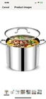 P&p Chef 20 Qt Stock With Lid, Stainless Steel Large Cooking Pot, Soup Cann New. Price: $49.99.