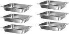 Wantjoin High Quality Stainless Steel 1/2 Half Size Steam Table Pans, 6-PACK New. Price: $37.99.