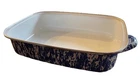 Xl Blue Golden Rabbit Ceramic Coated Stainless Steel Enamelware Roasting Pan New. Price: $58.50.